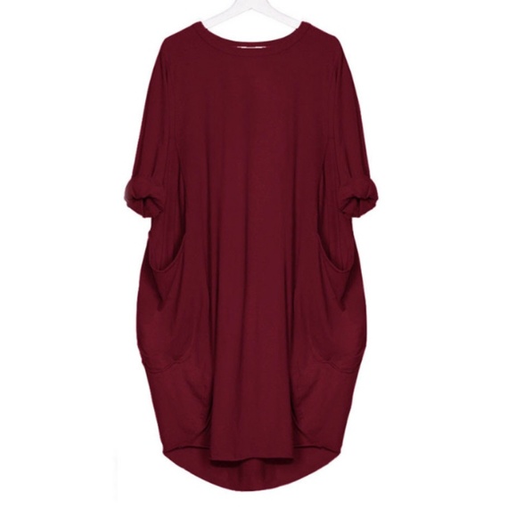 Loose Fitting Stretchy Over Sized Harem Dress - Picture 2 of 5